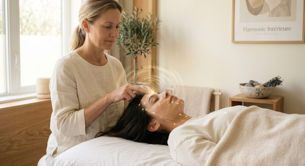 séance massage crânien libération émotionnelle Nantes